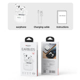 Casti Yesido (TWS32), with ANC, Microphone, Bluetooth 5.4, Half-In-ear Design, 300mAh, Alb