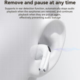Casti Yesido (TWS32), with ANC, Microphone, Bluetooth 5.4, Half-In-ear Design, 300mAh, Alb