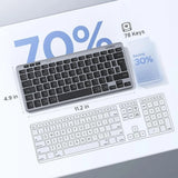 Tastatura/Mouse Ugreen Wireless Keyboard (75049), Bluetooth 5.3, Multi-Device, Easy Switch, Compact Design, Silent Typing, 78 Keys, Negru