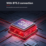Casti Yesido (YSP13), with Bluetooth V5.3, Open-ear Design, Air Conduction Sound, 600mAh, LED, Negru