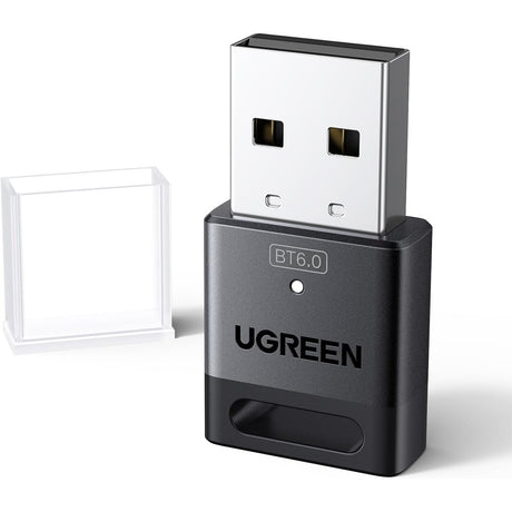 Adaptor Ugreen Wireless Adapter (75073), USB, Bluetooth 6.0, Plug & Play, for Windows 11/10/8.1, EDR, BLE Technology, Negru
