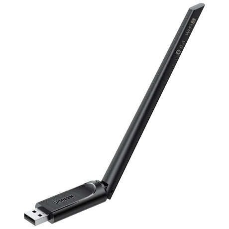Adaptor Ugreen Wi-Fi Adapter AX900 (75109), Windows 10/11, Bluetooth 5.4, Dual Band, 6dBi Antenna, Built-in Driver, USB, Negru