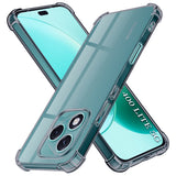 Husa de protectie Techsuit Shockproof Clear Silicone compatibil cu Honor 400 Lite, Negru Fumuriu