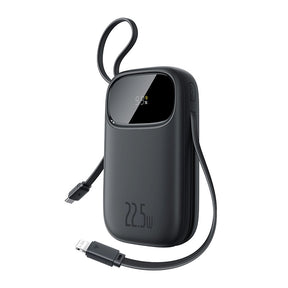 Baterie externa Baseus EnerFill FC31 (P10082106123-00), USB, Type-C, with Cable, 22.5W, 10000mAh, Digital Display, Negru