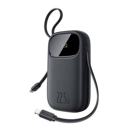 Baterie externa Baseus EnerFill FC31 (P10082106123-00), USB, Type-C, with Cable, 22.5W, 10000mAh, Digital Display, Negru