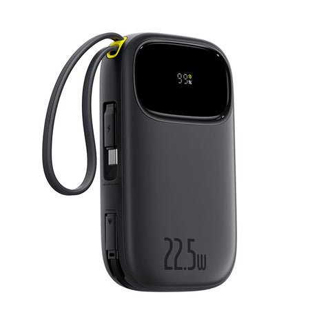 Baterie externa Baseus EnerFill FC31 (P10082106123-00), USB, Type-C, with Cable, 22.5W, 10000mAh, Digital Display, Negru