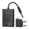 Adaptor Ugreen Transmitter Audio Adapter BT305 (65706), Type-C, Jack 3.5mm, Bluetooth 5.4, Dual Pairing, LED Lights, Negru