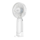 Ventilator portabil Yesido YF15, Stand telefon, 1200mAh, Alb