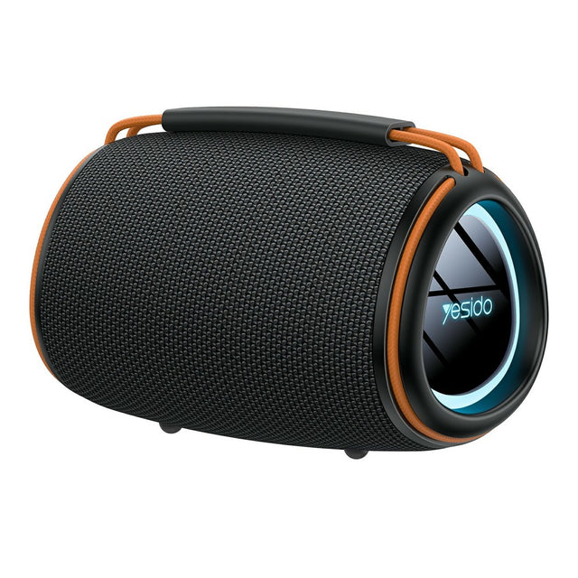 Casti Yesido Wireless Speaker (YSW39), Bluetooth 5.3, RGB Lighting, TWS, TF Card, USB, AUX, 1200mAh, 20W, Negru