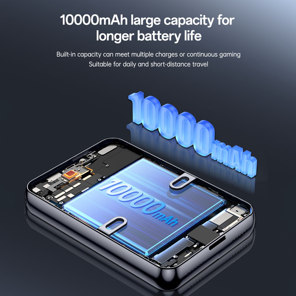 Baterie externa Yesido (YP87), 10000mAh, Lightning / Type-C, 20W, Negru