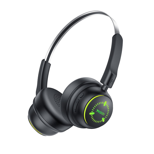 Casti Yesido Wireless (EP15), for Kids, with Bluetooth, 40mm Speakers, 300mAh, Negru