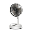 Yesido Premium Fan (YF11), Adjustable Height, Foldable, Portable, 3 Wind-Speed Settings, Remote Control, 6000mAh, Alb