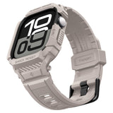 Accesoriu smartwatch Spigen Rugged Armor Pro V2 (ACS10496) compatibil cu Apple Watch 10 42mm / Watch 11 42mm, Dune Beige