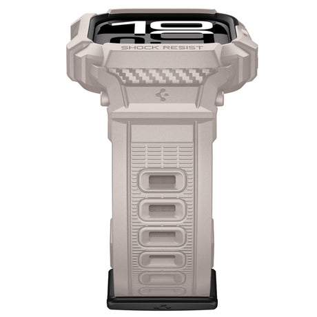 Accesoriu smartwatch Spigen Rugged Armor Pro V2 (ACS10496) compatibil cu Apple Watch 10 42mm / Watch 11 42mm, Dune Beige