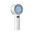 Yesido Handheld Fan (YF18), with LCD Display, 12W Brushless Motor, 5500 RPM, 100x Speed, 12W, 3600mAh, Type-C, Negru