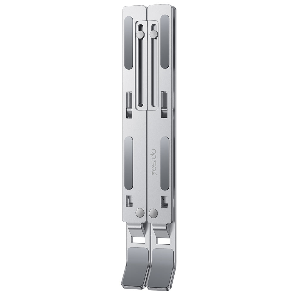 Suport Yesido Laptop (LP07), Stable & Secure Design, 7-Level Height Adjustment, Aluminum Alloy, for 13-20" Laptops, Argintiu