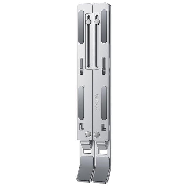 Suport Yesido Laptop (LP07), Stable & Secure Design, 7-Level Height Adjustment, Aluminum Alloy, for 13-20" Laptops, Argintiu