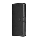 Husa de protectie Techsuit Leather Folio compatibil cu Honor X5c Plus, Negru