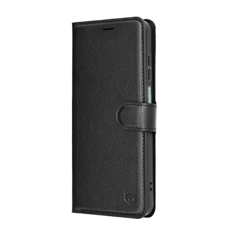 Husa de protectie Techsuit Leather Folio compatibil cu Honor X5c Plus, Negru