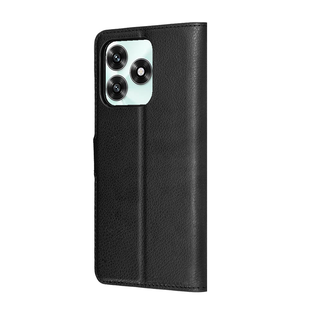 Husa de protectie Techsuit Leather Folio compatibil cu Honor X5c Plus, Negru