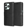 Husa de protectie Techsuit Leather Folio compatibil cu Honor X5c Plus, Negru