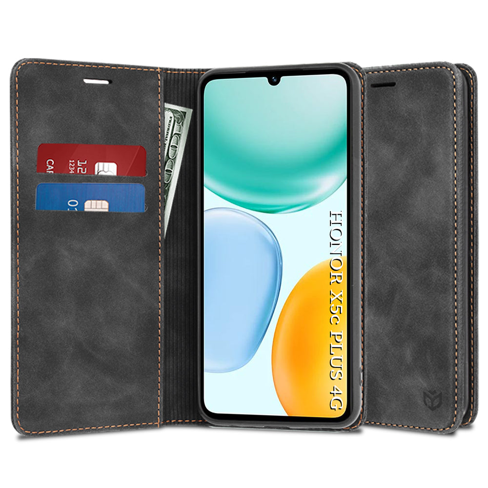 Husa de protectie Techsuit Confy compatibil cu Honor X5c Plus, Negru