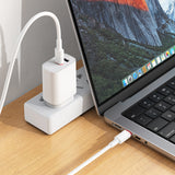 Cablu Borofone Beneficio Series (BX110), Premium Line, Type-C to Type-C, High-quality, Fast Charging, 60W, 1m, Alb