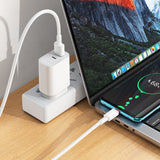 Cablu Borofone Beneficio Series (BX110), Premium Line, USB to Type-C, High-quality, Fast Charging, 3A, 1m, Alb