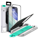Folie de protectie ESR Tempered Glass UltraFit compatibil cu iPhone 17 Pro, Negru