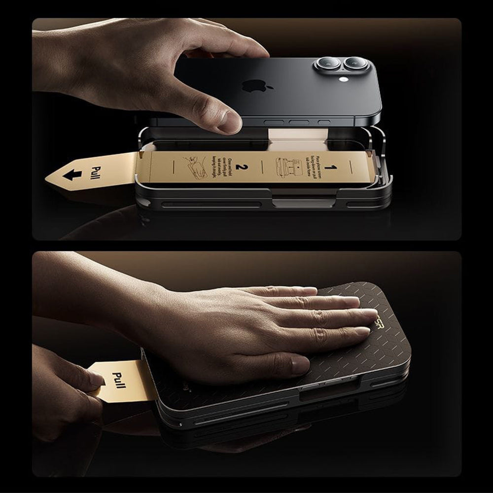Folie de protectie ESR Corning Gorilla Glass UltraFit™ compatibil cu iPhone 17 Pro Max, Negru