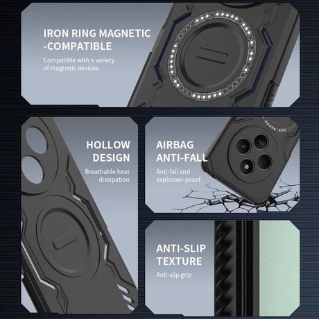 Husa de protectie Techsuit ArmorMag compatibil cu Xiaomi 15T, Negru