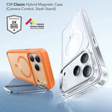 Husa de protectie ESR Classic Hybrid HaloLock Kickstand compatibil cu iPhone 17 Pro, Frosted Orange