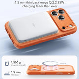 Husa de protectie ESR Classic Hybrid HaloLock compatibil cu iPhone 17 Pro Max, Frosted Orange