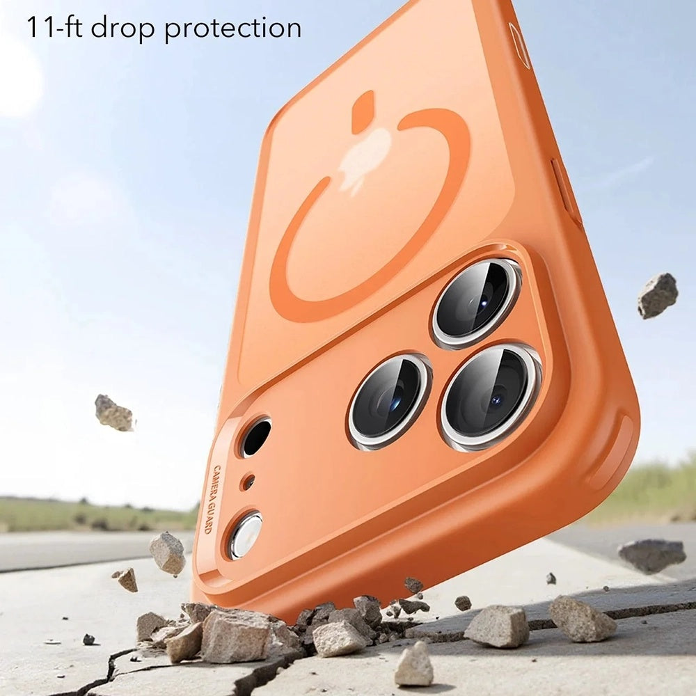 Husa de protectie ESR Classic Hybrid HaloLock compatibil cu iPhone 17 Pro Max, Frosted Orange