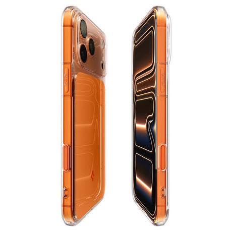 Husa de protectie Spigen Ultra Hybrid T MagSafe (ACS10477) compatibil cu iPhone 17 Pro, Glossy Orange