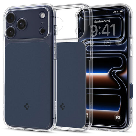 Husa de protectie Spigen Ultra Hybrid T MagSafe (ACS10473) compatibil cu iPhone 17 Pro Max, Matte Blue