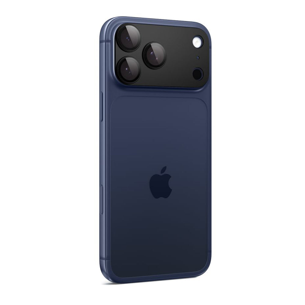 Folie de protectie Spigen Optik.tR EZ Fit Pro XL Camera Glass (AGL10649) compatibil cu iPhone 17 Pro Max, Negru