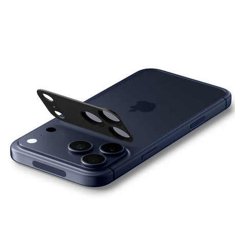 Folie de protectie Spigen Optik.tR EZ Fit Pro XL Camera Glass (AGL10649) compatibil cu iPhone 17 Pro Max, Negru