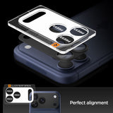 Folie de protectie Spigen Optik.tR EZ Fit Pro XL Camera Glass (AGL10649) compatibil cu iPhone 17 Pro Max, Negru