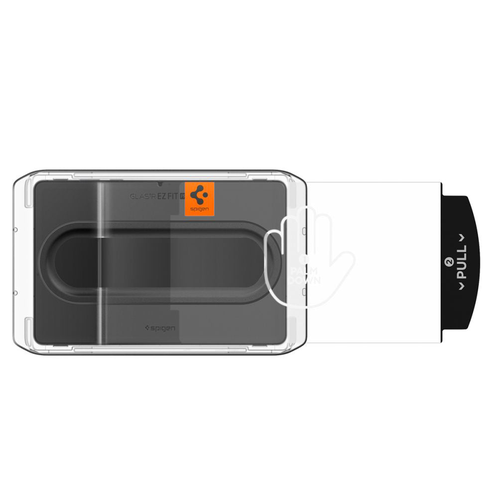 Husa de protectie tableta Spigen Glas.TR EZ-FIT Pro (AGL10198) compatibil cu Samsung Galaxy Tab S11, Transparent