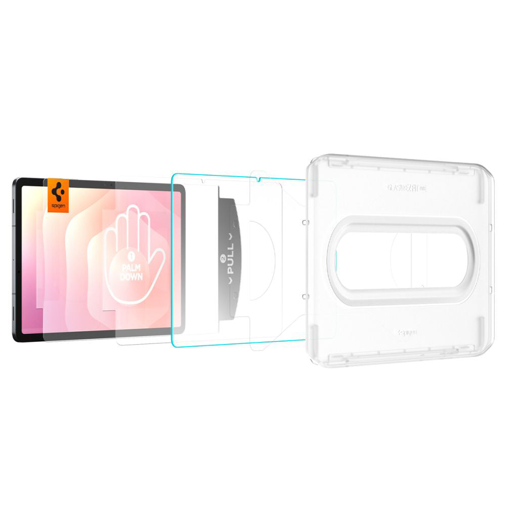 Husa de protectie tableta Spigen Glas.TR EZ-FIT Pro (AGL10198) compatibil cu Samsung Galaxy Tab S11, Transparent