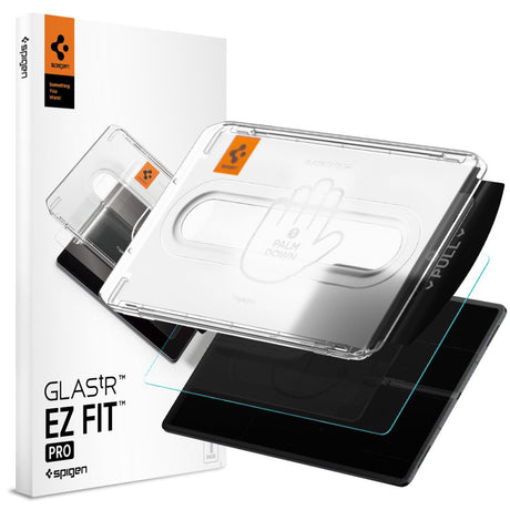Husa de protectie tableta Spigen Glas.TR EZ-FIT Pro (AGL10200) compatibil cu Samsung Galaxy Tab S11 Ultra, Transparent