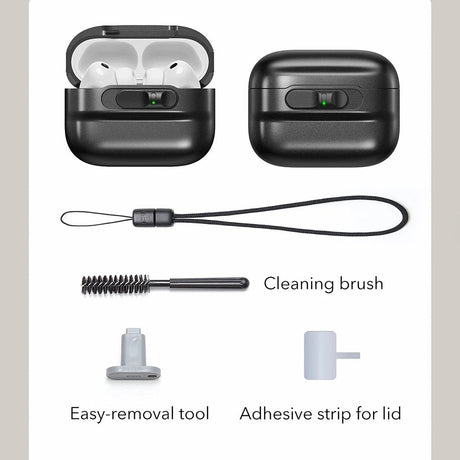 Casti ESR Pulse Magnetic FlickLock, Apple AirPods Pro 3, Albastru Inchis