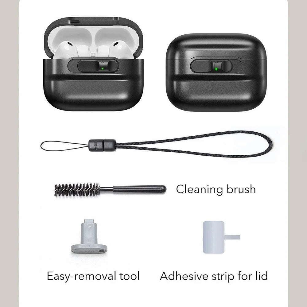 Casti ESR Pulse Magnetic FlickLock, Apple AirPods Pro 3, Titanium