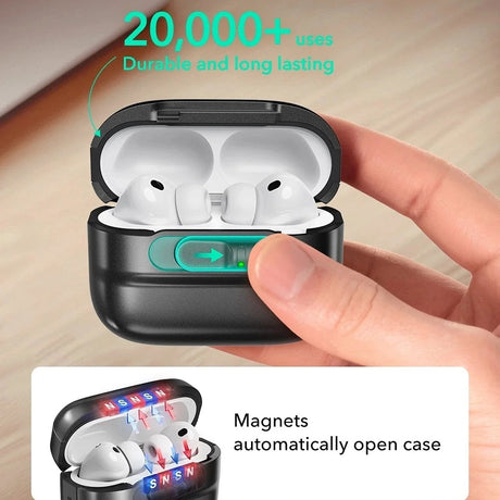 Casti ESR Pulse Magnetic FlickLock, Apple AirPods Pro 3, Alb