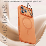 Husa de protectie ESR Cloud Soft HaloLock Kickstand compatibil cu iPhone 17 Pro, Portocaliu