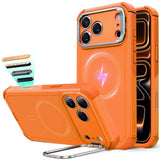 Husa de protectie ESR Cyber Armor Kickstand compatibil cu iPhone 17 Pro Max, Portocaliu