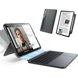 Husa de protectie tableta ESR Shift Keyboard Case compatibil cu iPad Air 13 (2024) / iPad Air 13 (2025) / Air 13 (2026), Gri Inchis