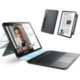 Husa de protectie tableta ESR Shift Keyboard Case compatibil cu iPad Pro 13 (2024) / iPad Pro 13 (2025), Gri Inchis