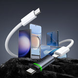 Adaptor Mcdodo Adapter Auto Power Off (OT-6010), Lightning to Type-C, 60W, 3A, 480Mbps, Charging & Data Sync, with Lanyard, Negru